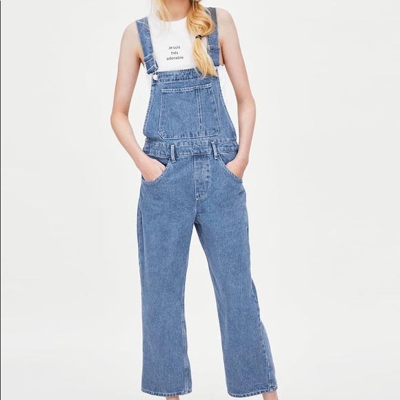 Zara Denim - Zara Denim Overalls Dungarees NWT
